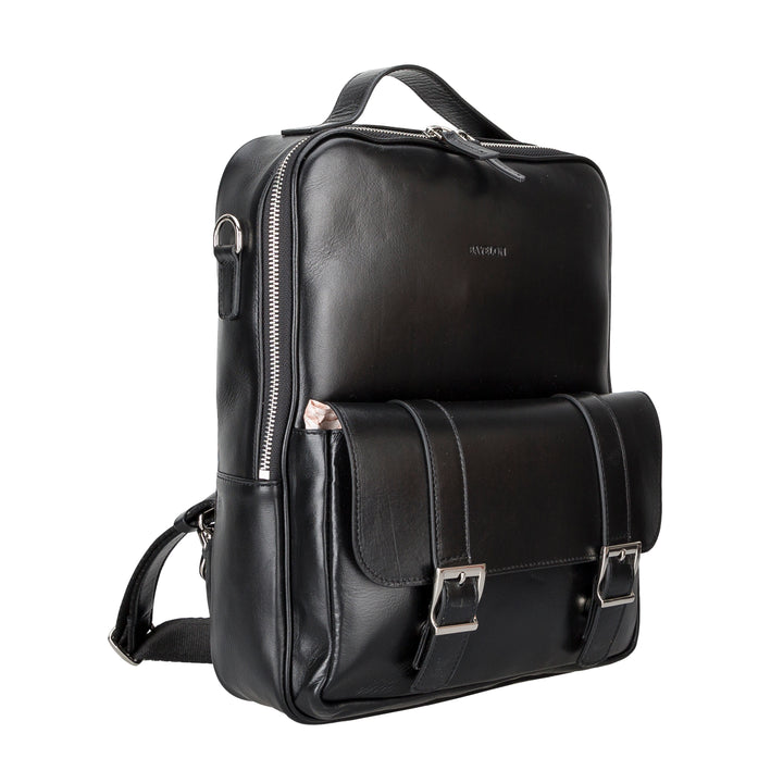 Genuine Leather Backpack Bag Bayelon