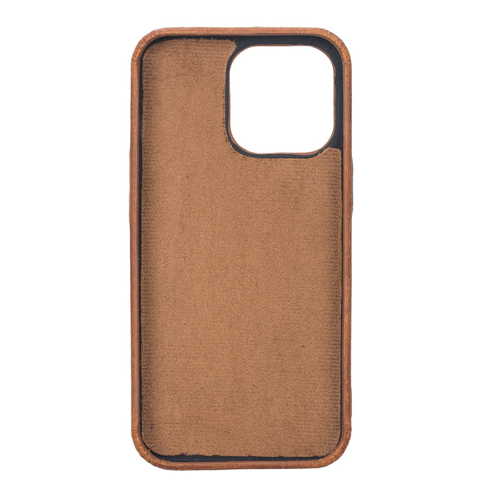 Leather Cover for iPhone 13 Pro/iPhone 13 Pro Max, Full Grain Slim Leather Case Bayelon
