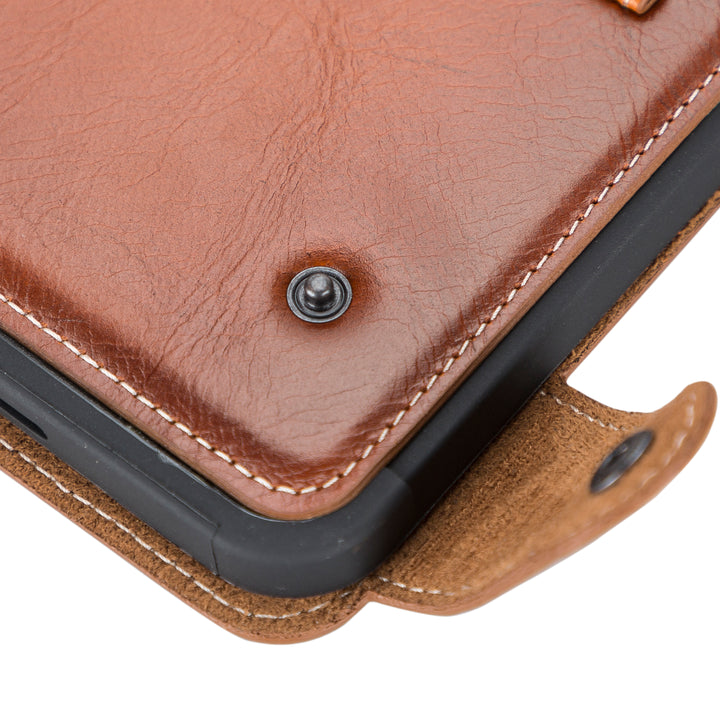 Detachable iPad Leather Case - Full Grain Genuine Leather Case for iPad with Kickstand Bayelon
