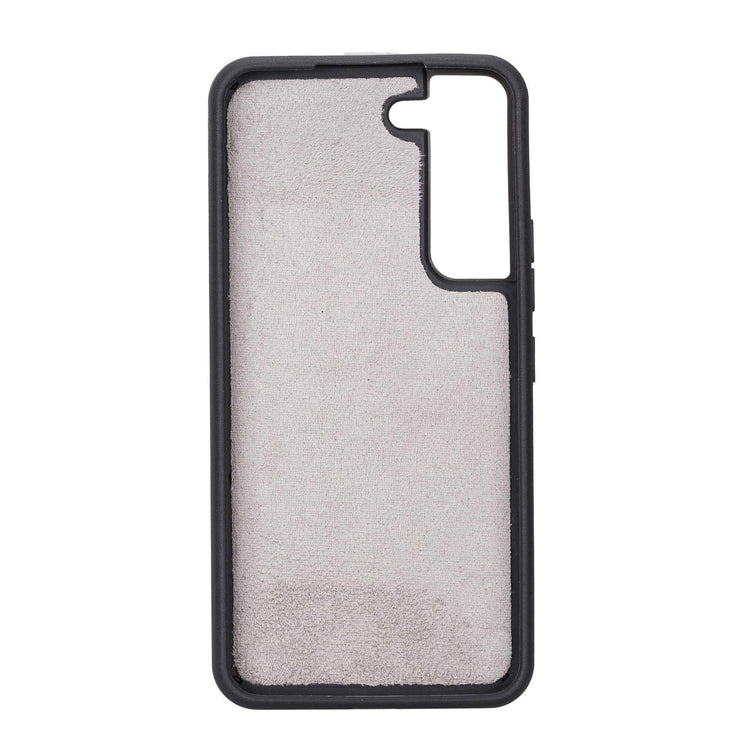 Trifold Full Grain Leather Wallet Case for Samsung Galaxy S22 / S22 Plus / S22 Ultra Bayelon