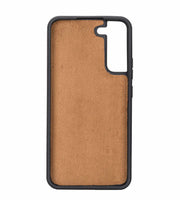 Trifold Full Grain Leather Wallet Case for Samsung Galaxy S22 / S22 Plus / S22 Ultra Bayelon