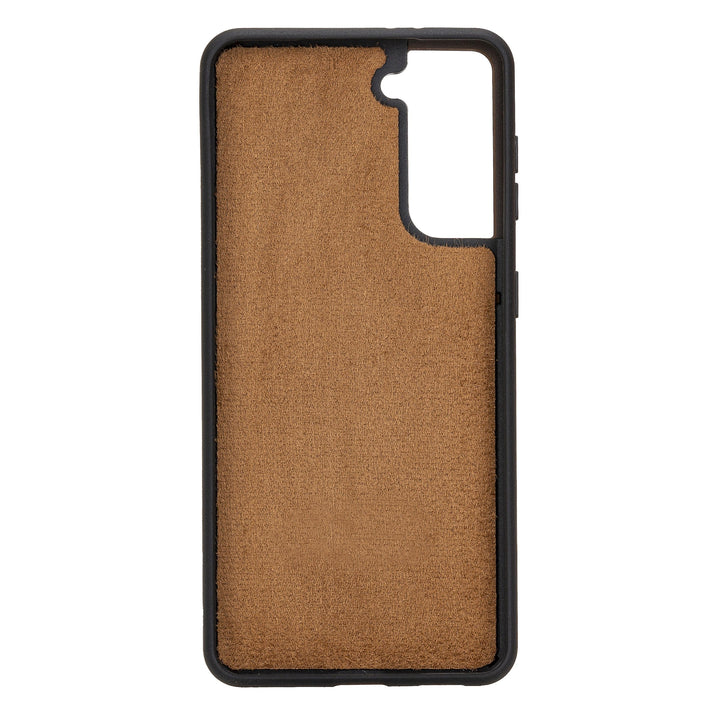 Samsung Galaxy S21 Detachable Handcrafted Full Grain Leather Wallet Case Bayelon