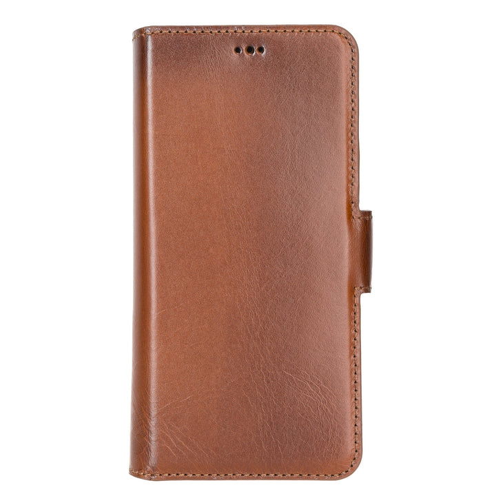 Samsung Galaxy S21 Flip Cover Handcrafted Full Grain Leather Wallet Case Bayelon