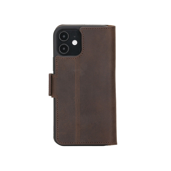 iPhone 12 Pro Max Folio Handcrafted Full Grain Leather Wallet Case Bayelon