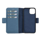 iPhone 13 Mini Flip Cover Full Grain Leather Wallet Case with Kickstand Feature Bayelon