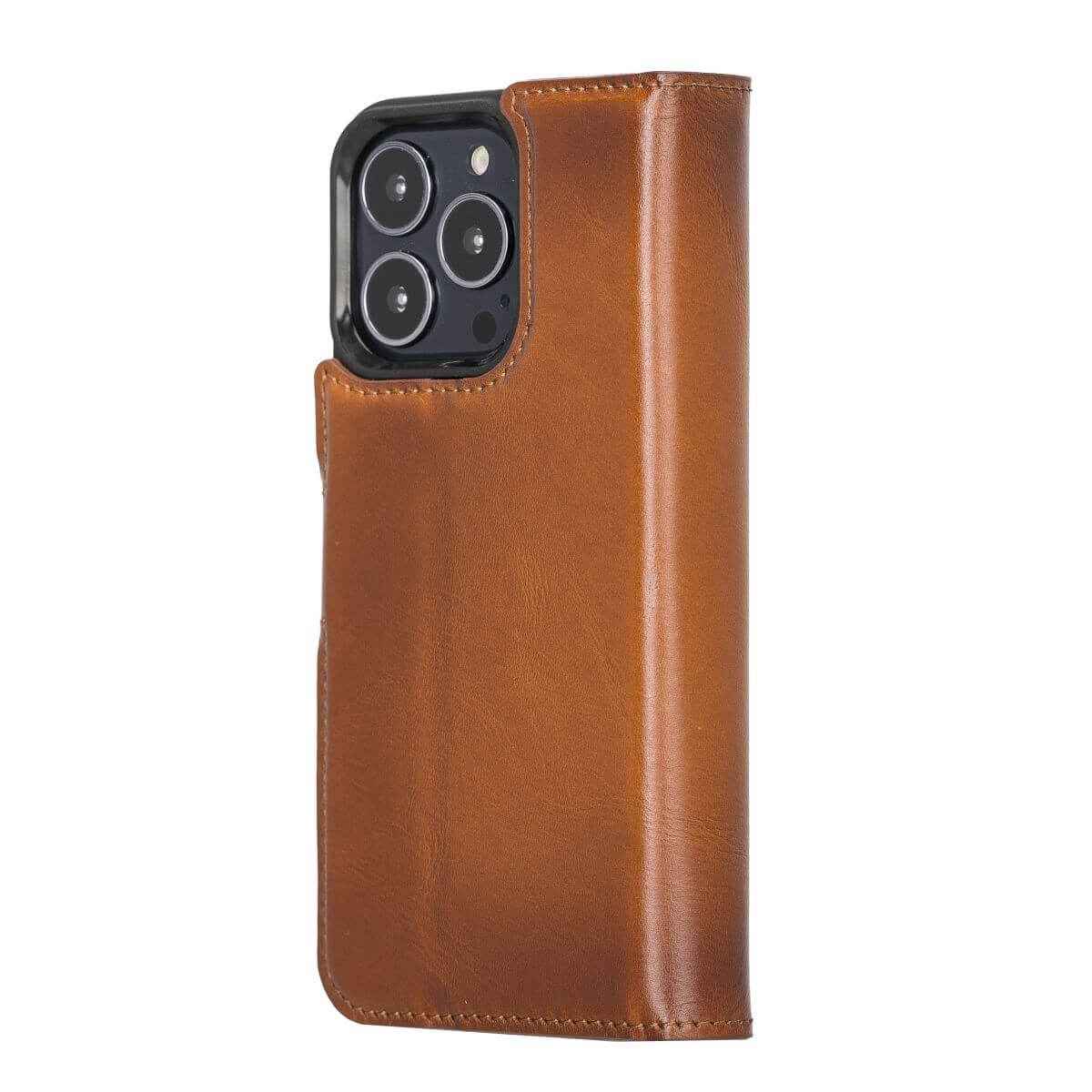 Bayelon iPhone 13 Pro Leather Wallet Case with Kickstand