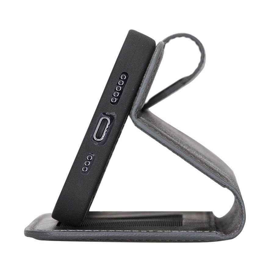 Bayelon iPhone 13 Pro Leather Wallet Case with Kickstand