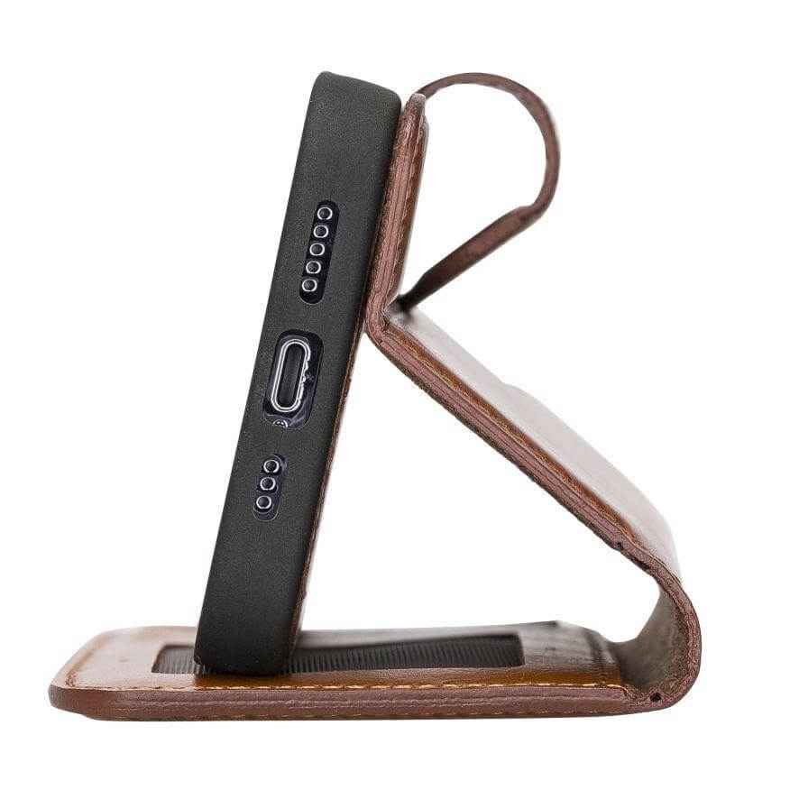 Bayelon iPhone 13 Pro Leather Wallet Case with Kickstand